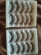 Pestañas postizas de visón de imitación, 5 pares, 3D, volumen Natural, largas, cruzadas, maquillaje de belleza extendido, Pestañas postizas