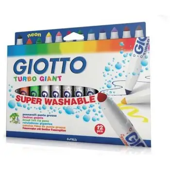 

Pencil Case 6 marker pens Turbo Giat jet car FluoGIOTTO2.93