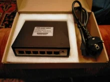 Gadinan-Conmutador de red POE con 10 puertos, switch de 4 y 8 canales, 48V, con IEEE 802.3 af/at, para Ethernet, cámara IP, AP inalámbrico, sistema de cámaras de videovigilancia