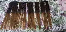Leeons-extensiones de cabello con Clip 6H/613 #, conjunto de 6 unidades, 16 pinzas, cabeza completa, 55Cm, postizos de fibra sintética recta