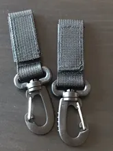 Colgador de bolsas para el carrito del bebé, accesorio para el coche del niño para colgar o cargar maletines o bolsas con rotación de 360 grados por 2 unidades