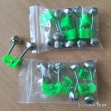 Clip-Bells-Ring Alarms Clamp-Tip Fishing-Accessory OUTKIT Metal Outdoor 5pcs/Lot ABS