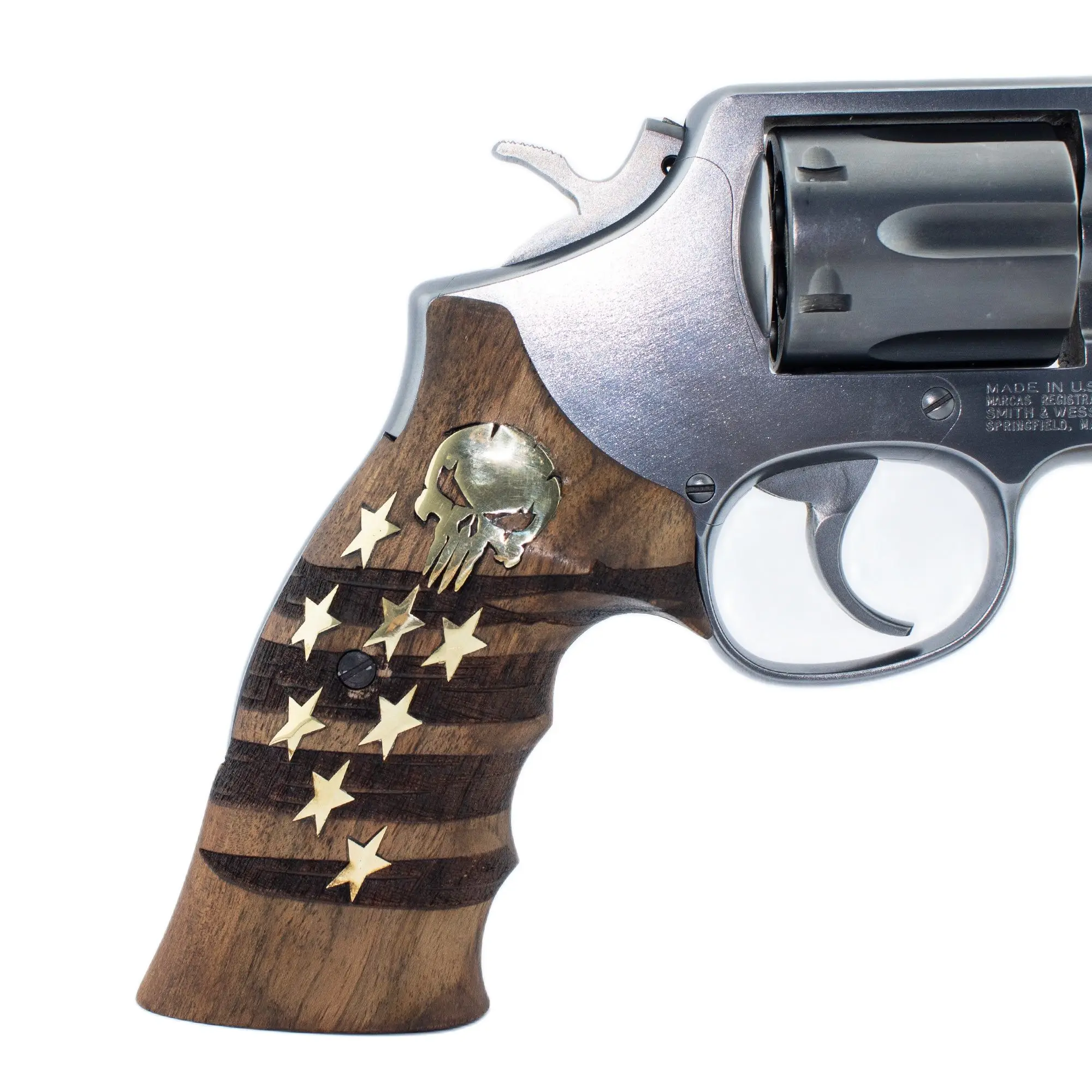 Smith &amp Wesson K/L рама круглая ягодица орех жесткие деревянные захваты пальцы T89 |