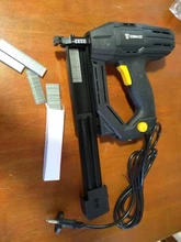 DEKO-pistola de aparejos y grapadora eléctrica, DKET02, grapa de muebles, para marco con grapas y herramienta de carpintería