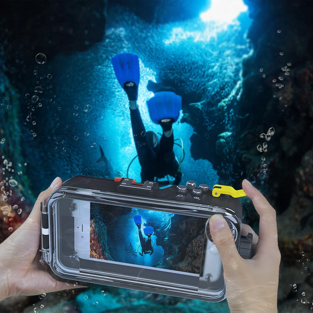 Seafrogs 40 м 130 футов универсальный Bluetooth водонепроницаемый корпус Дайвинг чехол для телефона чехол сумка для samsung huawei Iphone мобильный телефон