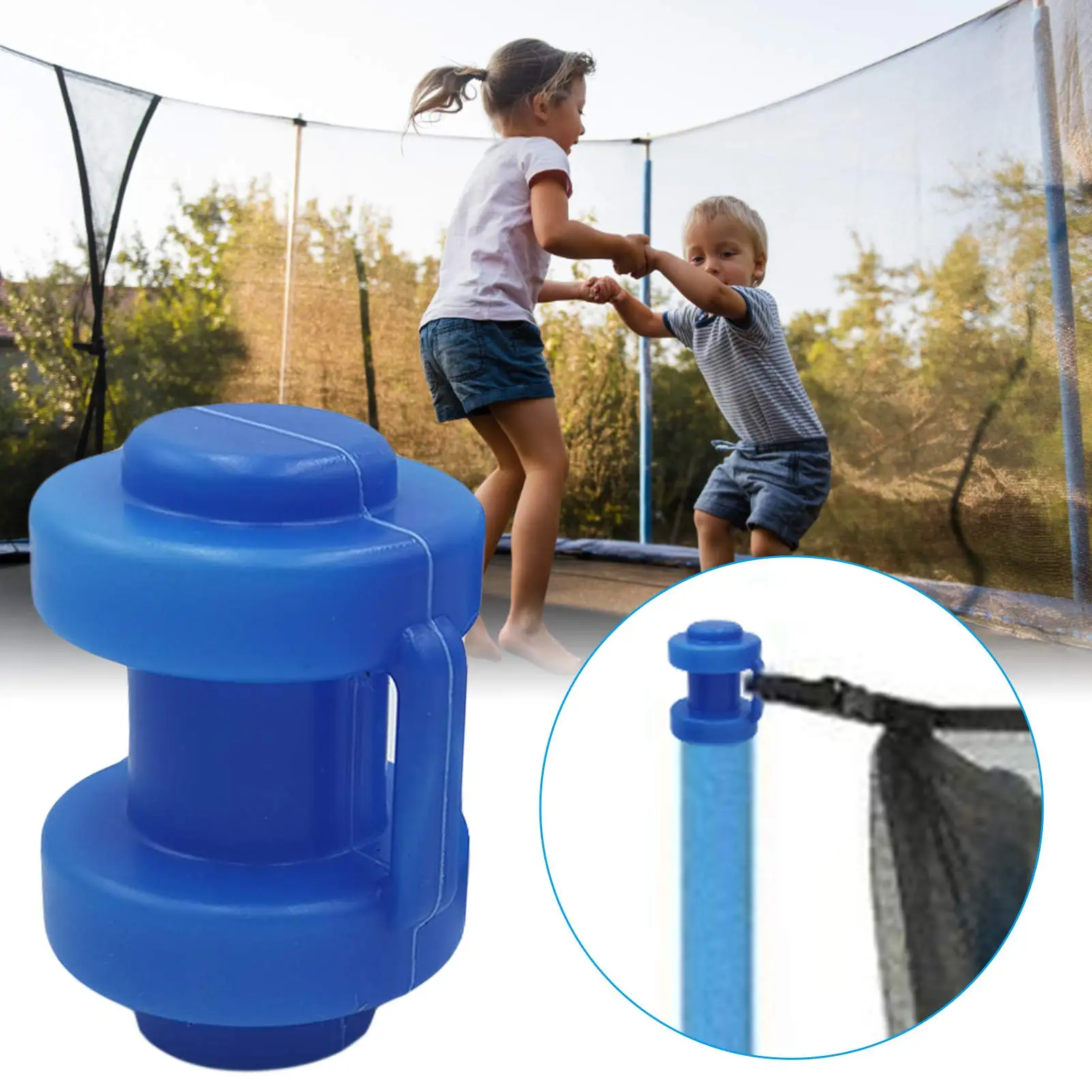 Tappi terminali per trampolino, protezione per barra di rete, tappo per