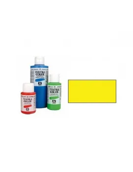 

PAINTING LEMON YELLOW MODEL TEXTILE COLOR POT 60 ML BRAND VALLEJO