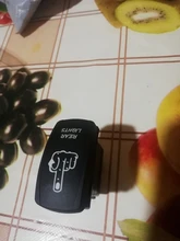 1PC 12V 24V interruptor Marina coche barco interruptor basculante camión interruptor SPST Carling impermeable 5Pin-interruptor con de doble LED barra de luz