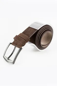 

DeepSEA Khaki Small Square Pattern Suede Men 'S Sports Belt 1801292