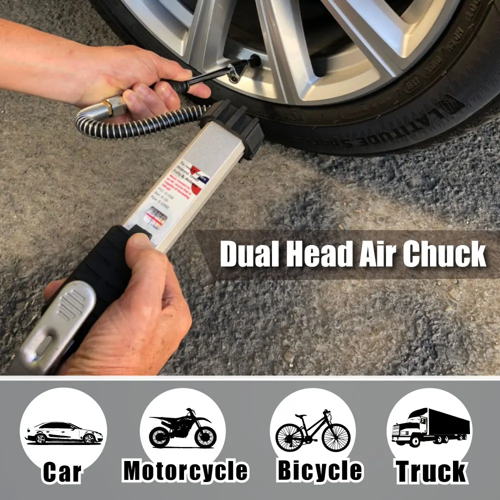 LEMATEC Pro Heavy tire inflator с манометром инструменты для надувания шин авто грузовиков