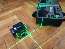 HILDA-Nivel láser, herramienta de nivelación de 12/16 líneas, 3/4D, nivelado automático, 360 Cruz Horizontal y Vertical, láser verde de gran potencia