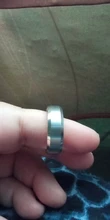 Anillo de acero inoxidable negro para hombre y mujer, joyería con abalorio, 2017