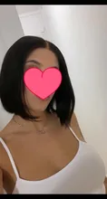 Bob peluca brasileña corta hueso recto pelucas de cabello humano para las mujeres negras peluca negra T malla con división Bob Peluca de cabello humano Pre arrancado