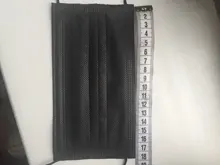 10/50/100/200 Uds máscaras desechables no tejida cara máscaras de capa de 3 capas filtro Anti polvo transpirable adultos máscara de boca negro en STOCK