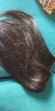 SARLA-Extensión de cabello sintético para mujer, Falso largo postizo corto y recto, sin Clip, Halo, Rubio