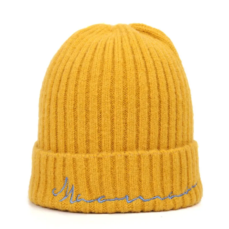 Теплые зимние комбинезоны для маленьких мальчиков и девочек, теплые детские шерстяные шапки, Очаровательная вязаная шапка с мягкой подкладкой, шапка-снуд Braga 2, 3, 4, 5, 6, 8 лет - Цвет: yellow