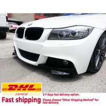 Сплиттер для переднего бампера BMW E90 M Tec 3 Series 2004 2005 2006 2007 2008 2009 2010 2011 2012 глянцевый черный Сплиттер для переднего бампера BMW E90 M Tec 3 Series 2004 2005 2006 2007 2008 2009 2010 2011 2012 глянцевый черный