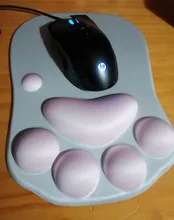 Mice-Mat Rest-Support Mouse-Pad Computer Wrist Silicone Cute PC No Nonslip Cat-Paw