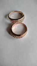 FDLK-anillo con diamantes de imitación clásicos para mujer, joyería de compromiso de boda y novia, Color oro rosa