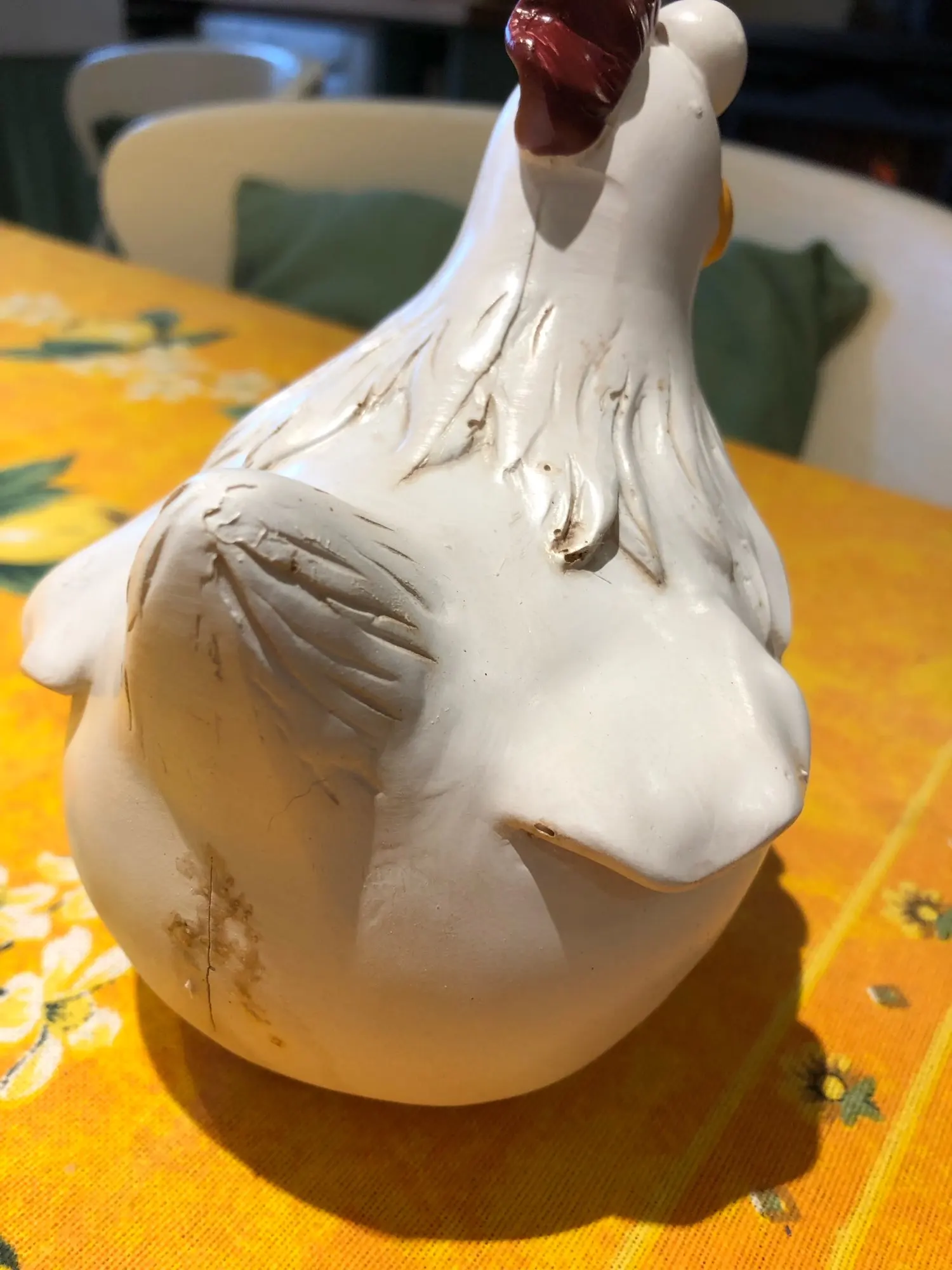 Chicken Yard Art Resin Chicken Home Decoration Backyard Lawn Garden Stakes Farm Rooster Cockerel Steel Chicken Resin Sculptures photo review