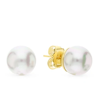 

Silver earrings with pearls sunlight sample 925