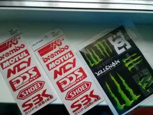 Helmet Sticker Vinyl Decal Bike Motorcycle-Side-Strip Reflective Car-Styling Kawasaki