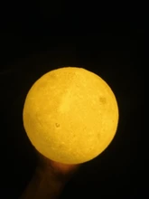 Night-Light Moon-Lamp Touch-Switch Bedroom-Decoration LED Birthday-Gift 3d-Print Rechargeable