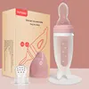 Imebaby Baby Feeding Bottle Dolphin Silicone Rice Cereal Spoon Newborn Tableware Baby Goods Feeding Spoon 1
