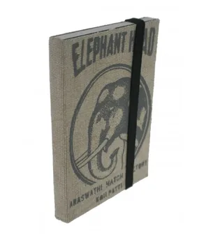 

Small notepad pocket & for bag lids with clasp rubber. Measures: 13x9 cm.
