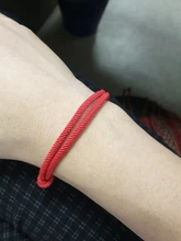 Pulsera de cuerda roja de la suerte para hombre y mujer, pulsera de cadena tejida hecha a mano, joyería para pareja
