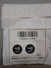 2 uds etiqueta NFC NFC213 etiqueta Anti etiqueta engomada del Metal 13,56 MHz ISO14443A 213 insignias metálico Ficha de llave patrulla Universal etiqueta