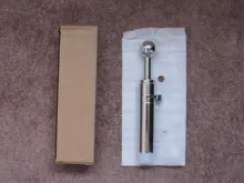 Flow Adjustable Handheld Toilet Bidet Sprayer Kit. Chrome Plated Bathroom Bidet Faucet