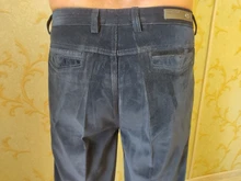 Pantalones de pana sueltos para hombre, joggers de mediana edad para hombre, pantalones casuales de pana para otoño e invierno, 2017