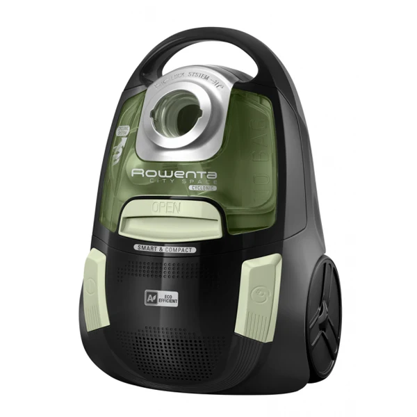 Пылесос без мешка Rowenta 750 Вт 78dB черный зеленый