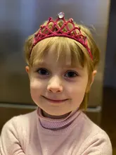 Moda Niño diamantes de imitación diadema de princesa de las niñas accesorios para el cabello diadema Simple corona Tiara Cosplay regalo de joyería del pelo