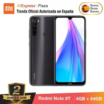 

Xiaomi Redmi Note 8T (64GB ROM 4GB RAM 13MP Frontal Cámara Batería de 4000 Android Nuevo) [Teléfono Movil Versión Global]