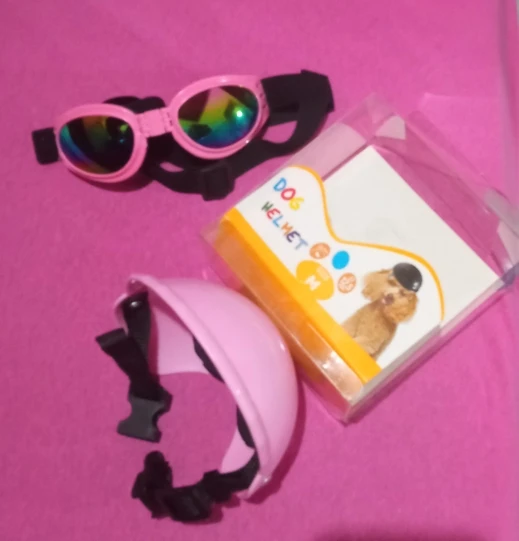 DogMEGA Dog Helmet and Goggles Kit photo review