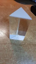 Prisma Triangular de 30x30x60mm, prismas de vidrio óptico BK7, enseñanza de física, espectro de luz refractado, arcoíris, para niños y estudiantes
