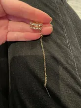 DIEZI Boho gemelos de perla para oreja pendiente para las mujeres de moda Zirconia cubica arcoiris piedras pendiente de Clip Bohemia oído brazalete joyería