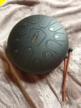 Drum Padded-Drum-Bag Meditation Mallets Steel Yoga 12inch Brand 13-Tone with Pair of