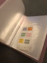 Carpeta transparente A5 de 40/60 páginas, bolsa de almacenamiento de documentos para banco, Campus, oficina, Trabajo, Familia