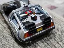 Car Welly Alloy-Model Metal-Toy Gift-Collection Back-To-The-Future-Time-Machine Delorean