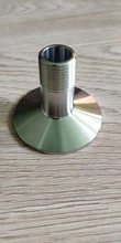 304-Stainless-Steel Adapter Pipe-Fitting Ferrule Tri Clamp Threaded Sanitary 1-1/4-DN15-50