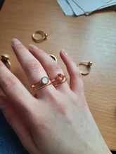 Anillos metálicos de dedo con piedras coloridas para mujer y niña, HZ, 2019, Vintage, color plata, para verano