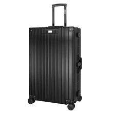 Чемодан на колесахалюминивый черный PROFFI TRAVEL "Luxury", большой, L