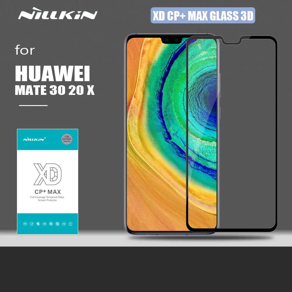 Nillkin for Huawei Mate 30 20 X Glass XD CP+ Max 3D Full Cover Tempered Safety Screen Protector | Мобильные телефоны и