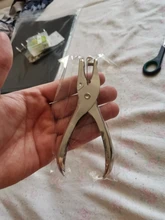 Punzón de Metal de 1 orificio, herramienta de alta calidad para hacer etiquetas de 8 páginas, para escuela y oficina