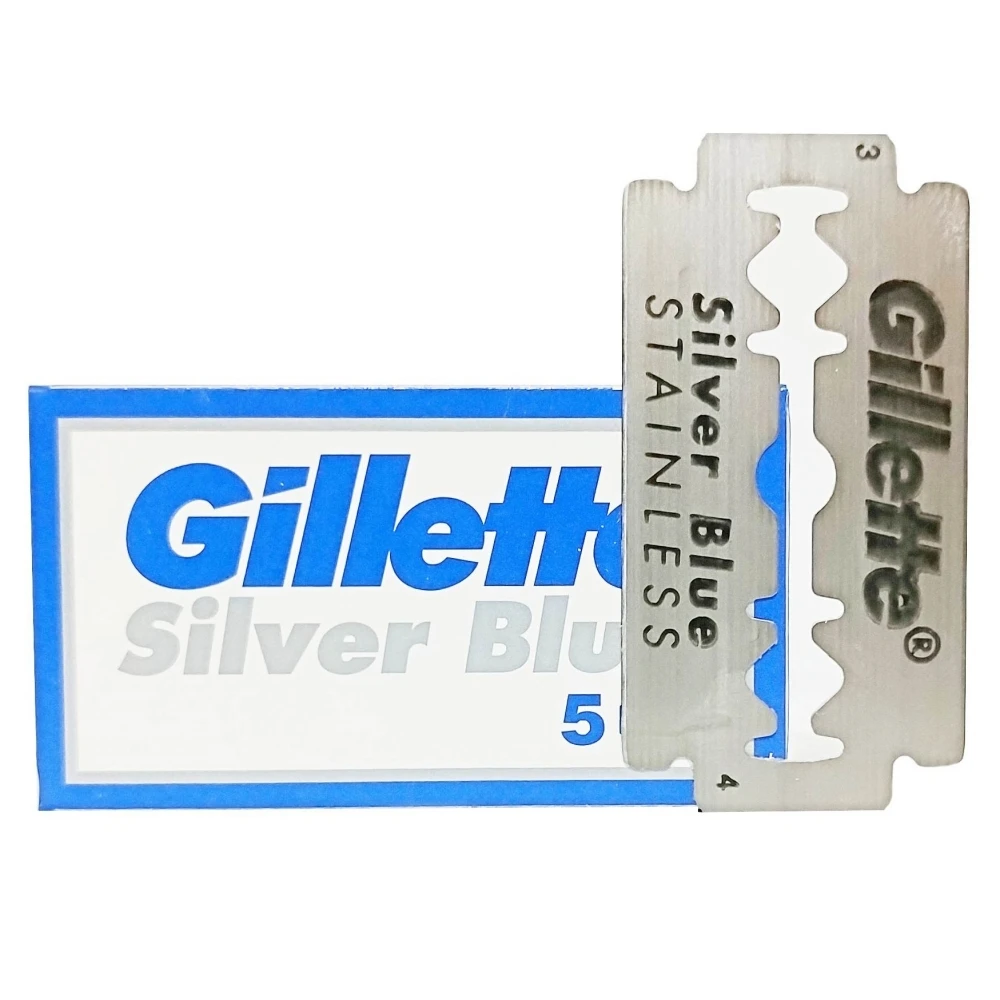 gillette silver blue