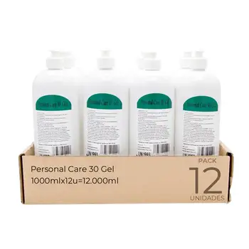 

Hydroalcoholic hand Gel with Aloe Vera 12x1000ml 70% Alcohol guaranteed Total 12 litres hydrogel