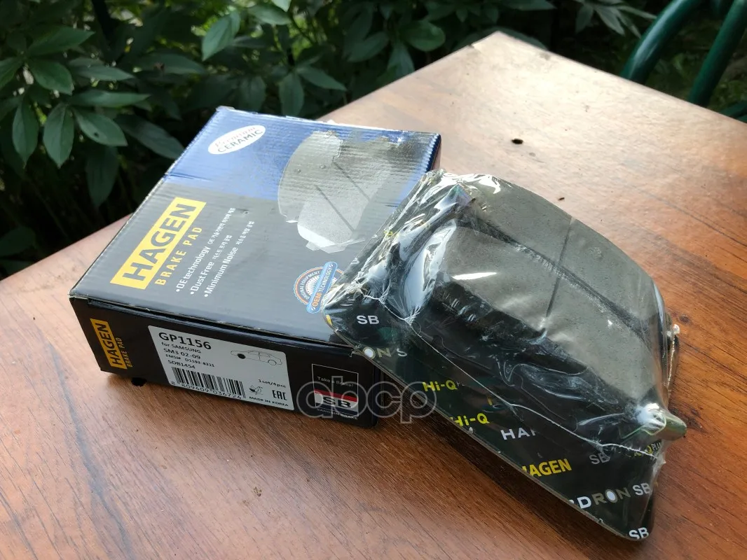 Колодки Тормозные Передние Sangsin Brake Gp1156 Sangsin brake арт. GP1156
